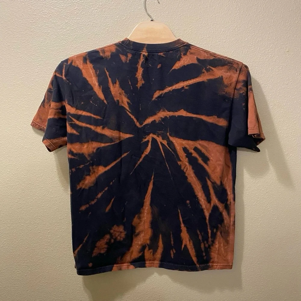 Men’s XL NFL Pittsburgh Steelers Spell Out Upcycled Bleached Tie Dye Shirt - Picture 7 of 10